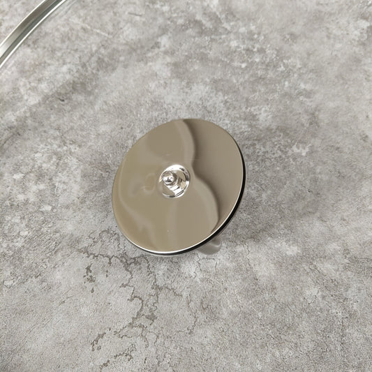 Toolavo 16cm Stainless Steel Pot Lid with Tempered Glass β Universal Kitchen Cover, Heat-Resistant, Durable & Easy-Clean Cookware Accessory - Toolavo