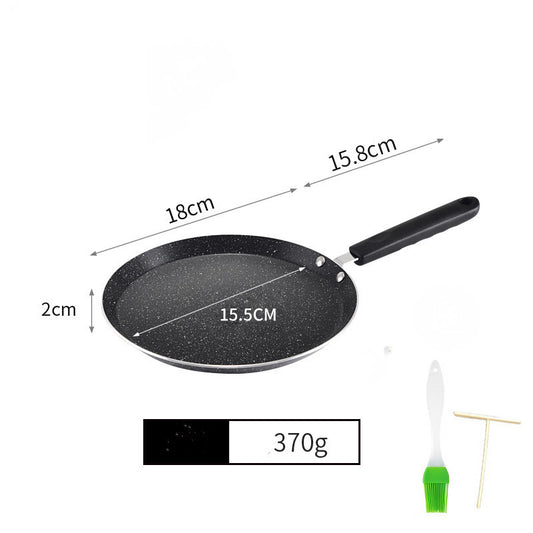 Toolavo Non-Stick Aluminum Alloy Pan – Induction & Gas Compatible Frying Pan, 6/8 Inch with Accessories - Toolavo