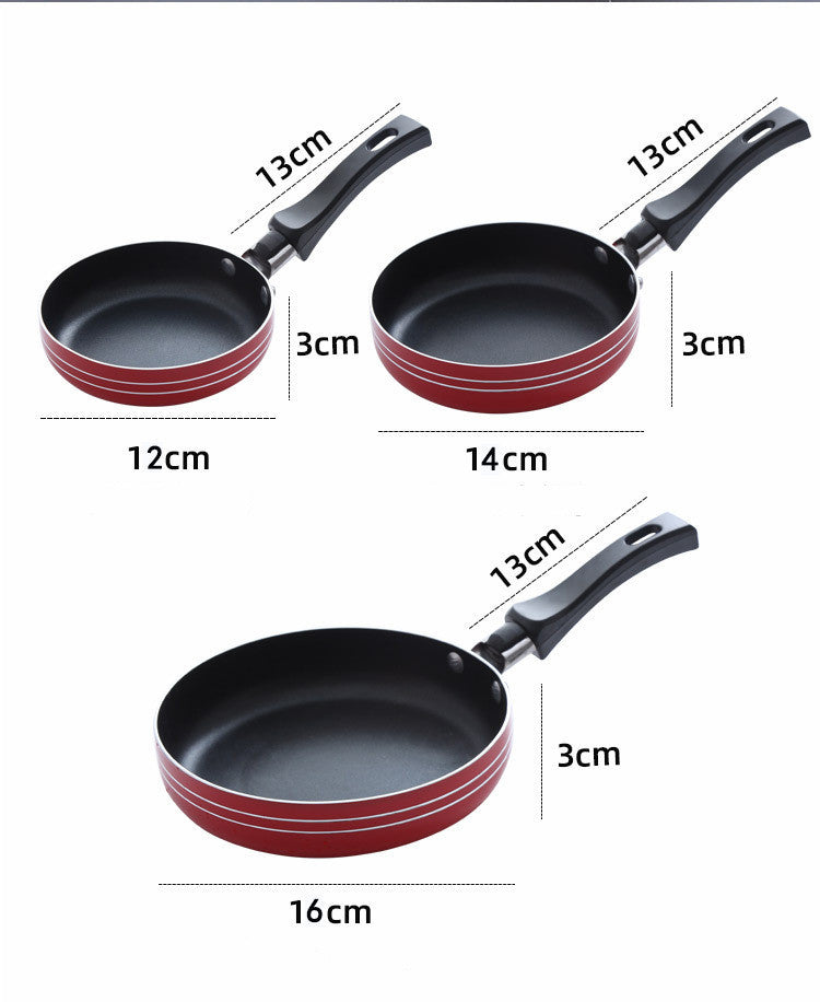 Toolavo Mini Non-Stick Frying Pan – Aluminum Alloy, Thick Bottom, Less Oil Smoke, Compact Kitchen Pan - Toolavo