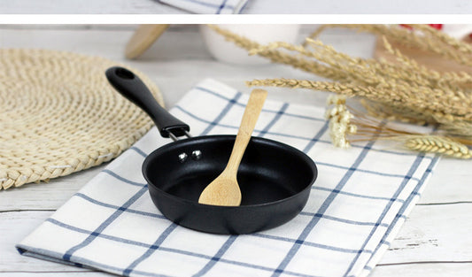 Toolavo 12CM Mini Frying Pan – Pure Iron Coated Non-Stick Pan for Eggs and Small Meals, Durable Hot-Selling Kitchen Essential - Toolavo