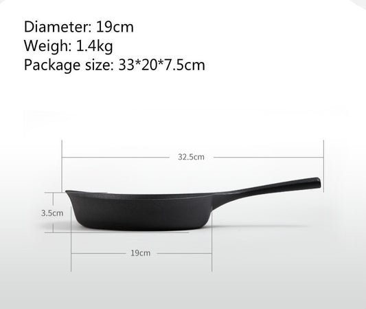 toolavo Non-Stick Iron Pan – Durable Frying Pan for Everyday Cooking - Toolavo