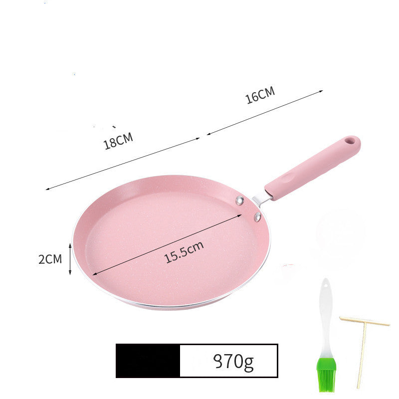 Toolavo Non-Stick Aluminum Alloy Pan – Induction & Gas Compatible Frying Pan, 6/8 Inch with Accessories - Toolavo