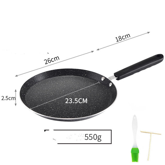 Toolavo Non-Stick Aluminum Alloy Pan – Induction & Gas Compatible Frying Pan, 6/8 Inch with Accessories - Toolavo