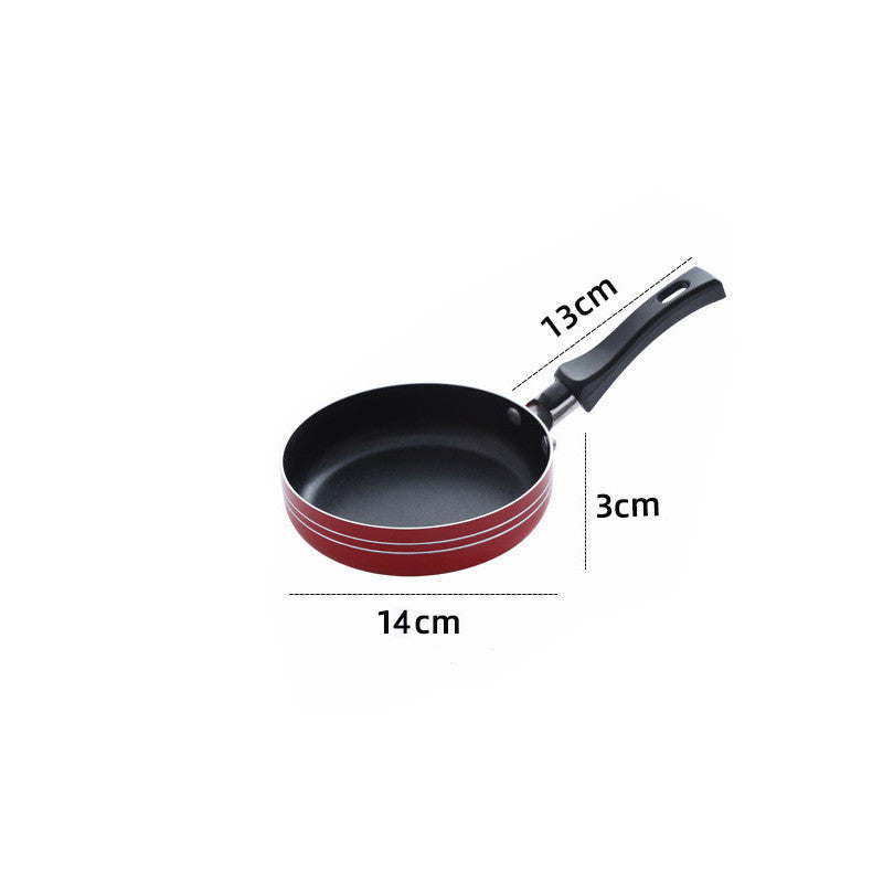 Toolavo Mini Non-Stick Frying Pan – Aluminum Alloy, Thick Bottom, Less Oil Smoke, Compact Kitchen Pan - Toolavo