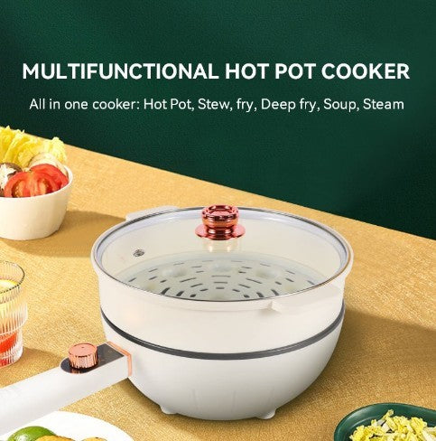 Toolavo LAC Multifunctional Electric Cooking Wok – 1350W, Dual Capacity 5L+7L, Non-Stick Multi-Cooker for Frying, Steaming & Roasting - Toolavo