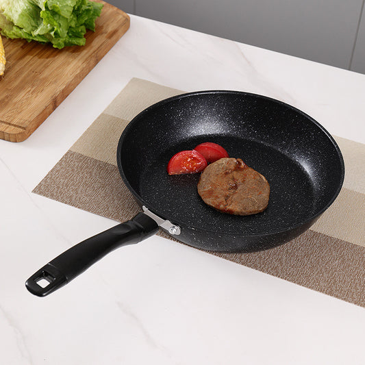 Toolavo Mini Non-Stick Frying Pan – 12cm Refined Iron Egg Pan with Glass Lid, Korean Style Lightweight Skillet for Quick & Easy Cooking - Toolavo