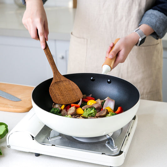 Toolavo 3-Piece Non-Stick Cookware Set – Aluminum Alloy Milk Pan, Frying Pan & Flat-Bottomed Pan with Stainless Steel Lids, Induction Compatible - Toolavo