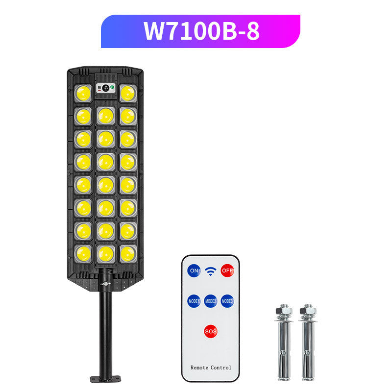 Sanpai Solar Street Lamp – Outdoor Courtyard Garden Light with COB LEDs & Remote Control