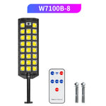 Sanpai Solar Street Lamp – Outdoor Courtyard Garden Light with COB LEDs & Remote Control
