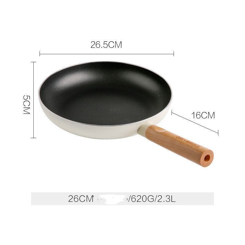 Toolavo 3-Piece Non-Stick Cookware Set – Aluminum Alloy Milk Pan, Frying Pan & Flat-Bottomed Pan with Stainless Steel Lids, Induction Compatible - Toolavo