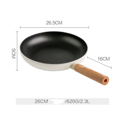 Toolavo 3-Piece Non-Stick Cookware Set – Aluminum Alloy Milk Pan, Frying Pan & Flat-Bottomed Pan with Stainless Steel Lids, Induction Compatible - Toolavo