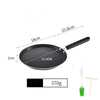 Toolavo Non-Stick Aluminum Alloy Pan – Induction & Gas Compatible Frying Pan, 6/8 Inch with Accessories