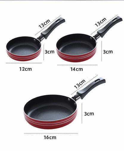 Toolavo Mini Non-Stick Frying Pan – Aluminum Alloy, Thick Bottom, Less Oil Smoke, Compact Kitchen Pan - Toolavo