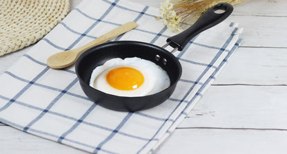 Toolavo 12CM Mini Frying Pan – Pure Iron Coated Non-Stick Pan for Eggs and Small Meals, Durable Hot-Selling Kitchen Essential - Toolavo