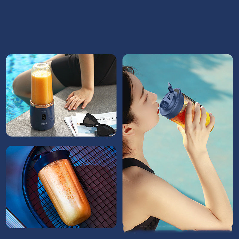 Toolavo 6-Blade Portable Blender Mini Juicer Cup – USB Rechargeable Smoothie Maker, Ice Crusher & Food Mixer