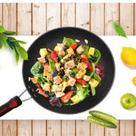 Toolavo 3-Piece Non-Stick Cookware Set – Wok, Soup Pot & Frying Pan with Glass Lid | Gift Box Kitchen Set