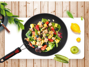 Toolavo 3-Piece Non-Stick Cookware Set – Wok, Soup Pot & Frying Pan with Glass Lid | Gift Box Kitchen Set