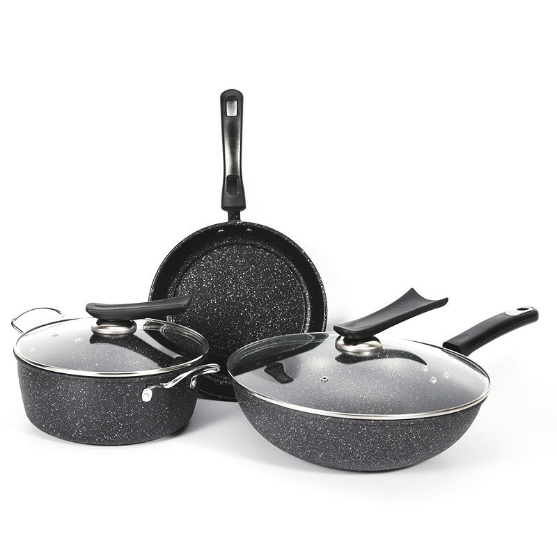 toolavo Three-Piece Cookware Set – Premium Non-Stick Pots with Exquisite Gift Box - Toolavo