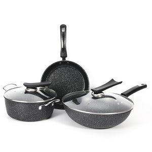 toolavo Three-Piece Cookware Set – Premium Non-Stick Pots with Exquisite Gift Box