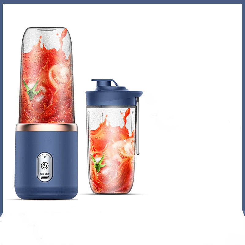 Toolavo 6-Blade Portable Blender Mini Juicer Cup – USB Rechargeable Smoothie Maker, Ice Crusher & Food Mixer