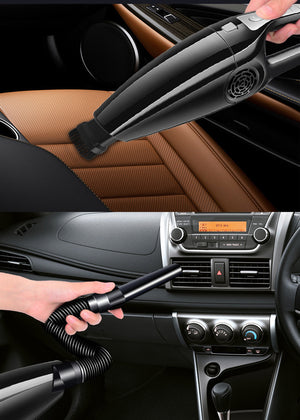 PoHigh Power Hypa Car Vacuum Cleaner – 3200mbar Suction, 12V High-Efficiency Auto Cleaner