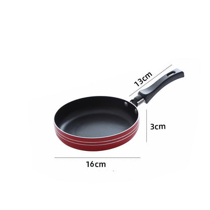 Toolavo Mini Non-Stick Frying Pan – Aluminum Alloy, Thick Bottom, Less Oil Smoke, Compact Kitchen Pan - Toolavo