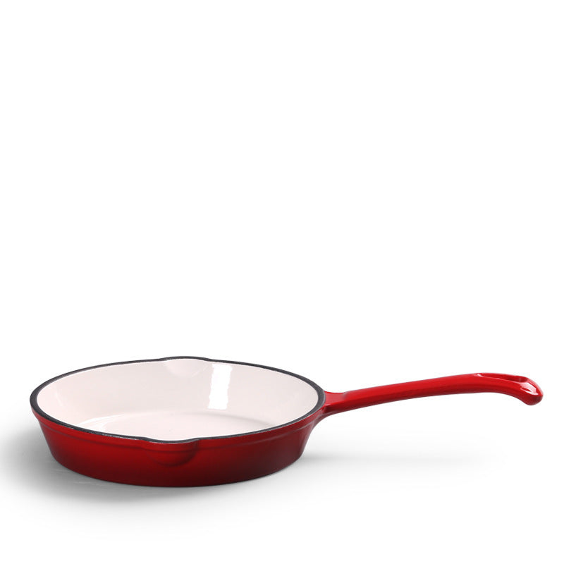 Toolavo Enameled Cast Iron Frying Pan – Non-Stick Skillet for Omelets & Steaks | Modern Kitchen Cookware