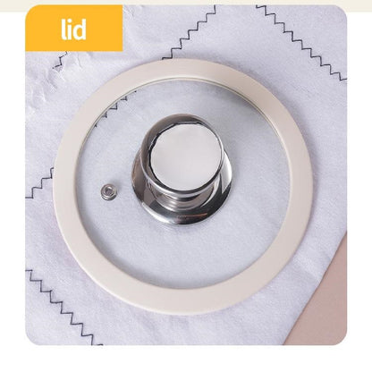 Toolavo Double Layered Pot – 304 Stainless Steel Ceramic-Coated Stockpot with Steamer & Glass Lid, Dishwasher Safe, Suitable for All Cooktops - Toolavo