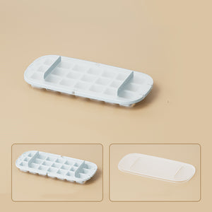 Toolavo Ice Cube Tray with Storage Box & Shovel – High-Capacity Food-Grade Ice Box for Quick Freezing & Easy Release