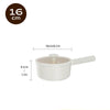 toolavo 2 Piece Aluminum Mini Pots with Detachable Handles & Glass Lids – Space-Saving, Non-Toxic, Multi-Stove Compatible