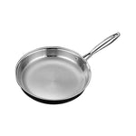 Toolavo Stainless Steel Frying Pan – Non-Stick Kitchen Cookware, Less Lampblack, Durable & Easy to Clean