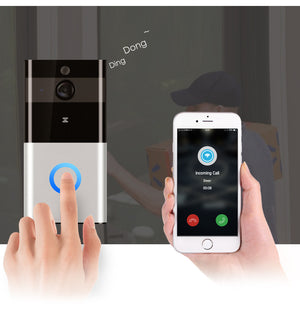 Toolavo Marlboze 720P WiFi Smart Doorbell with PIR Motion Detection & Night Vision