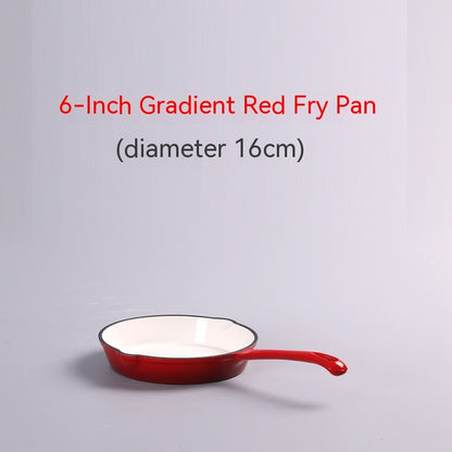 Toolavo Enameled Cast Iron Frying Pan – Non-Stick Skillet for Omelets & Steaks | Modern Kitchen Cookware - Toolavo