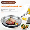 Toolavo Stainless Steel Frying Pan – Non-Stick Kitchen Cookware, Less Lampblack, Durable & Easy to Clean