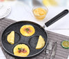 Toolavo Non-Stick Egg Frying Pan – 4-Cup Pancake Pan for Gas Stove | Aluminum Alloy Cookware