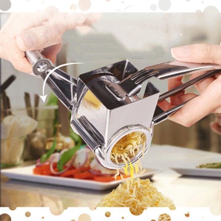 Toolavo Stainless Steel Cheese Grater – Durable 304 Steel Kitchen Tool for Cheese, Vegetables & Fruits