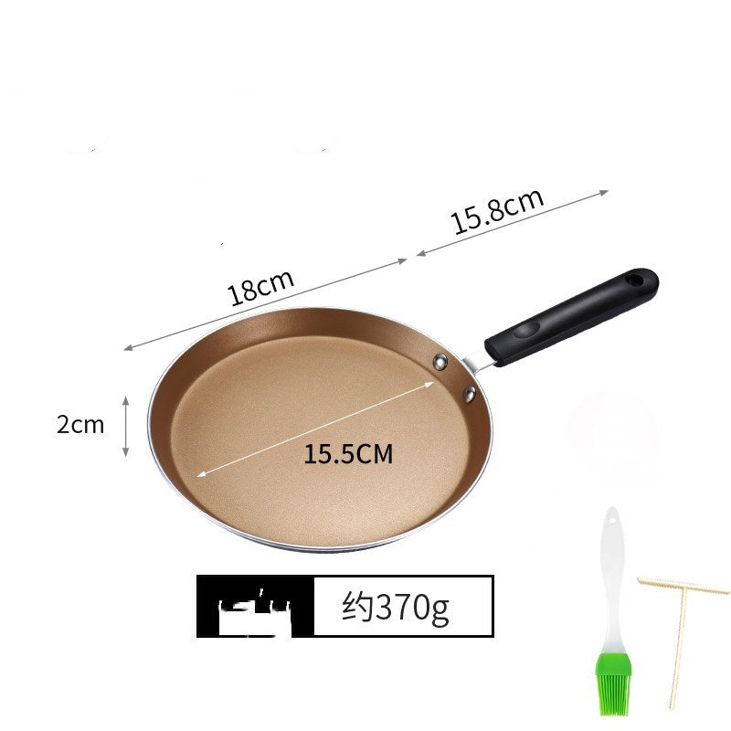 Toolavo Non-Stick Aluminum Alloy Pan – Induction & Gas Compatible Frying Pan, 6/8 Inch with Accessories - Toolavo