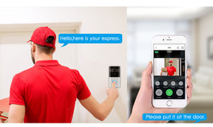 Toolavo Marlboze 720P WiFi Smart Doorbell with PIR Motion Detection & Night Vision