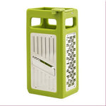 Toolavo Foldable Steel Cheese Box Grater – 4-Sided Professional Slicer & Shredder for Cheese, Vegetables & Fruits