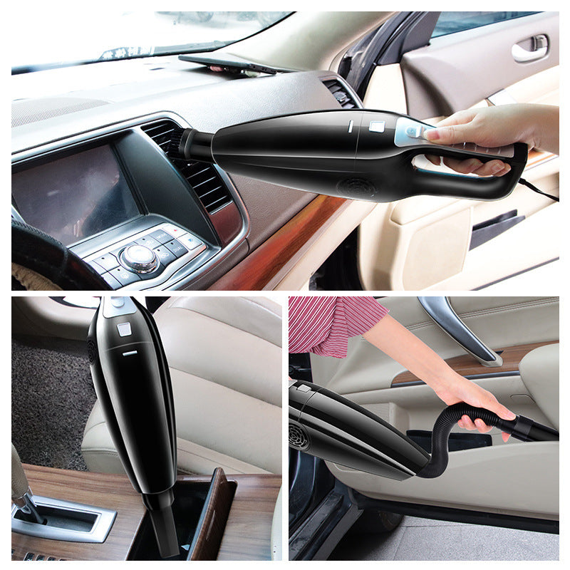 PoHigh Power Hypa Car Vacuum Cleaner – 3200mbar Suction, 12V High-Efficiency Auto Cleaner