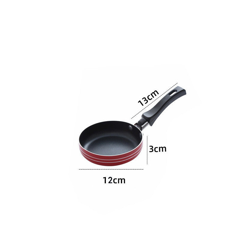 Toolavo Mini Non-Stick Frying Pan – Aluminum Alloy, Thick Bottom, Less Oil Smoke, Compact Kitchen Pan - Toolavo