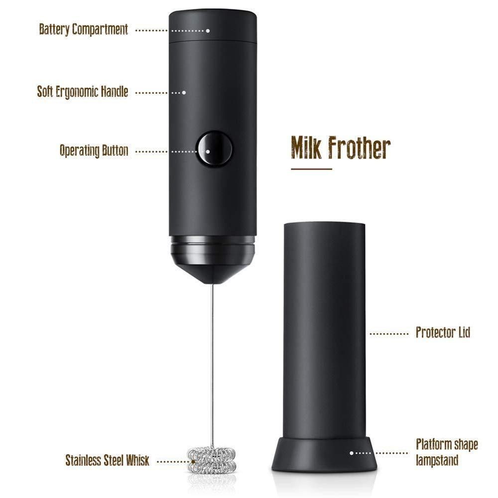Toolavo Electric Milk Frother – Egg Foam Coffee Maker & Kitchen Mixer