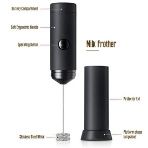 Toolavo Electric Milk Frother – Egg Foam Coffee Maker & Kitchen Mixer