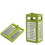 Toolavo Foldable Steel Cheese Box Grater – 4-Sided Professional Slicer & Shredder for Cheese, Vegetables & Fruits