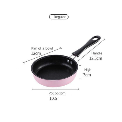 Toolavo Mini Non-Stick Frying Pan – Children’s Cooking Play Pan, Small Egg Frying Pan, Toy Kitchen Pot - Toolavo