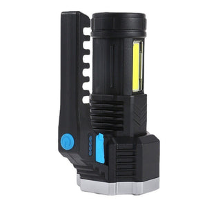 7 LED Rechargeable Flashlight – COB Torch with 4 Modes, USB Charging, Waterproof Work Light