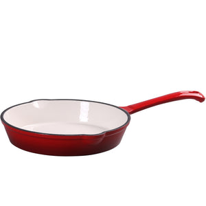 Toolavo Enameled Cast Iron Frying Pan – Non-Stick Skillet for Omelets & Steaks | Modern Kitchen Cookware