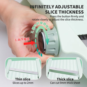 Toolavo Vegetable Cutting Potato Slicer – Multifunctional Fruit Julienne Grater with Handle