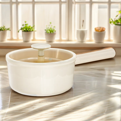 toolavo 2 Piece Aluminum Mini Pots with Detachable Handles & Glass Lids – Space-Saving, Non-Toxic, Multi-Stove Compatible - Toolavo