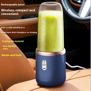 Toolavo Multifunctional Large Capacity Wireless Portable Juicer – Rechargeable Smoothie Maker & Fruit Blender Cup